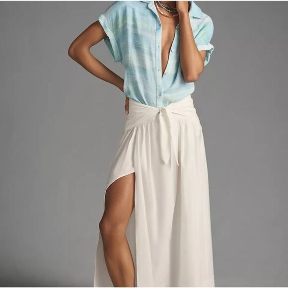 ANTHROPOLOGIE CLOTH & STONE BUTTON DOWN SHIRT SIZE XL - Picture 3 of 13